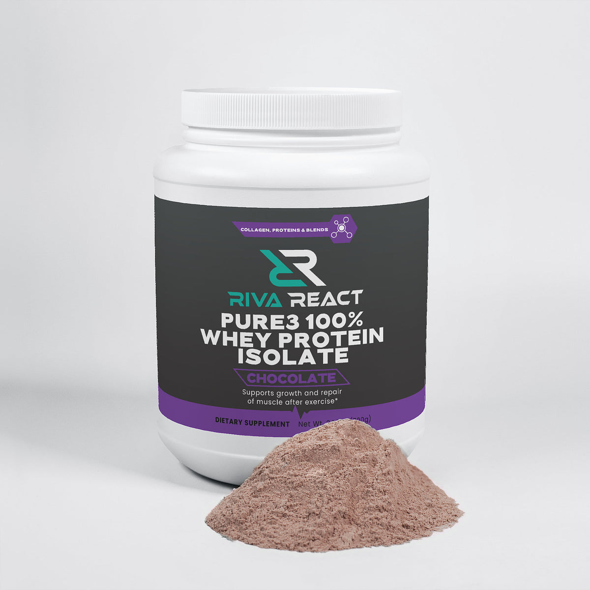 Pure3 100% Whey Protein Isolate (Chocolate)