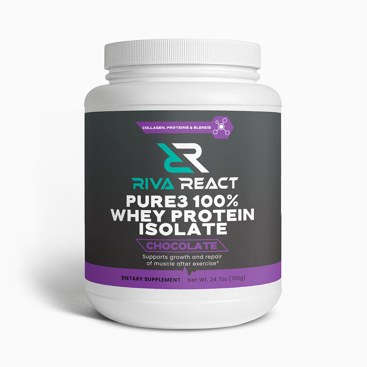 Pure3 100% Whey Protein Isolate (Chocolate)