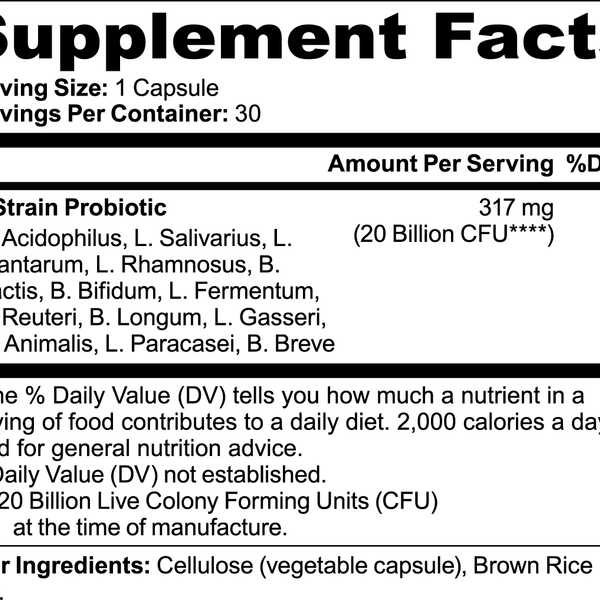 Probiotic 20 Billion